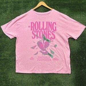 The Rolling Stones Hackney Diamonds Rock Band T-Shirt Size Extra Large